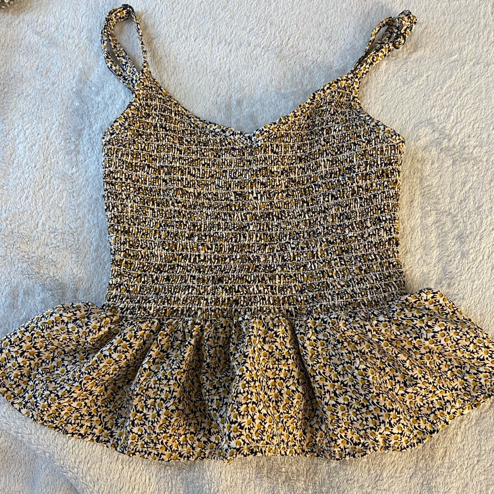 floral tank top